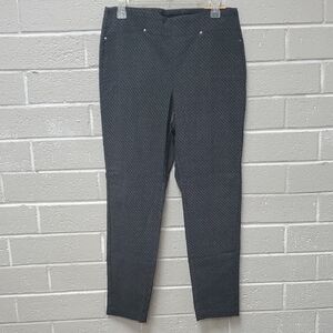 Stylish Black Patterned Pants